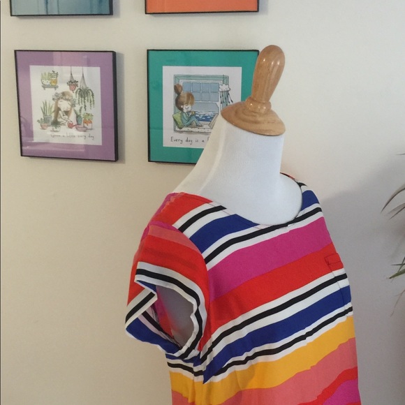 Striped Cynthia Rowley Short Sleeved Top - Picture 8 of 11